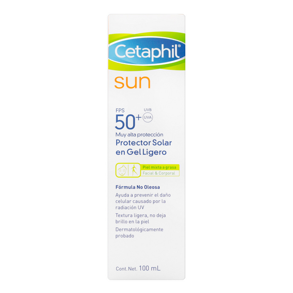 Cetaphil Daylong FPS 50+ Gel fotoprotector 100 ml - protector solar piel sensible