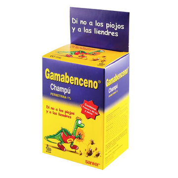 Champú Gamabenceno Plus 1% Bussié Frasco x 60 ml