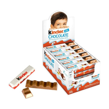 Chocolate Kinder display con 24 barras, 300 g — Ferrero