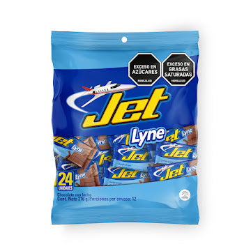 Chocolatina Jet Lyne 6gr caja 24 unidades — Comercial Nutresa