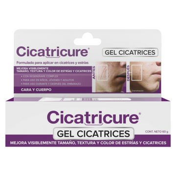 Cicatricure Gel Cicatrices y Estrías 60 gr — Genomma Lab
