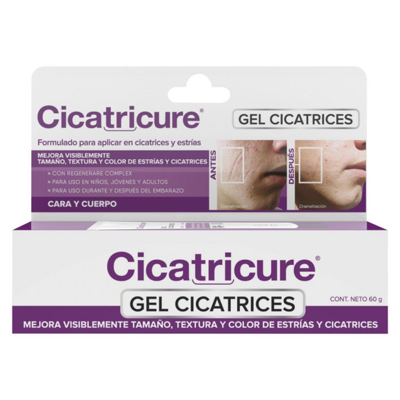 Cicatricure Gel Cicatrices y Estrías 60 gr — Genomma Lab