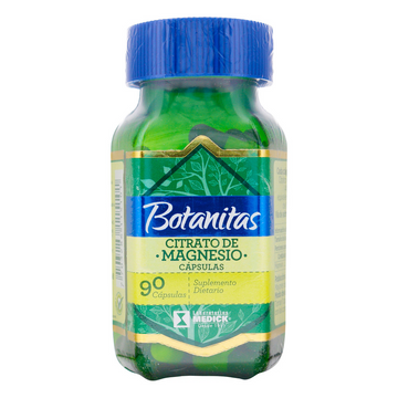 Citrato de Magnesio 90 Cápsulas Botanitas — Medick