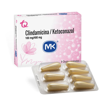 Clindamicina+Ketoconazol 100mg/400mg 7 óvulos — Tecnoquímicas