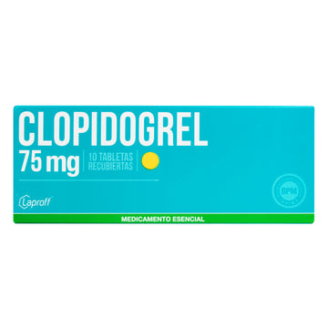 Clopidogrel 75 mg 10 Tabletas — Laproff