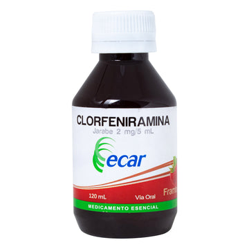 Clorfeniramina Jarabe 120ml — Ecar