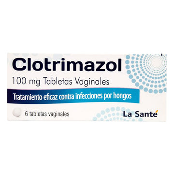 Clotrimazol 100mg 6 tabletas vaginales — La Santé