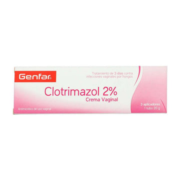Clotrimazol 2% Crema Vaginal 20 gr Genfar