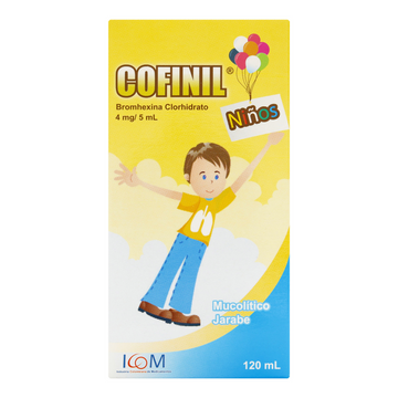 Cofinil Niños Jarabe Bromhexina 4mg/5ml 120 ml — Icom