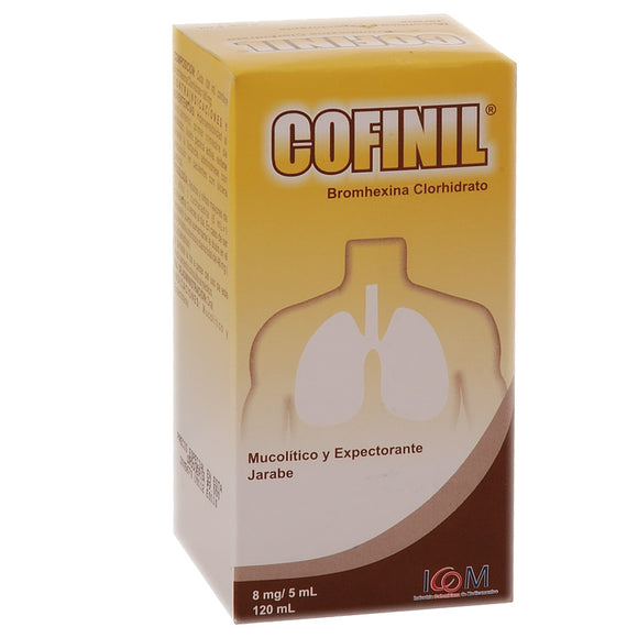 Cofinil Bromhexina 8 mg Adultos Jarabe 120 ml ICOM