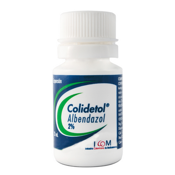 Colidetol 400mg (albendazol) suspensión 20 ml — Icom Pharma
