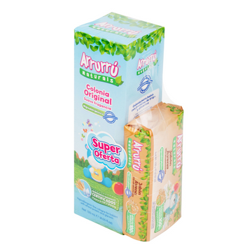 Colonia Arrurrú Naturals Azul 120 ml + Jabón Avena — Belleza Express