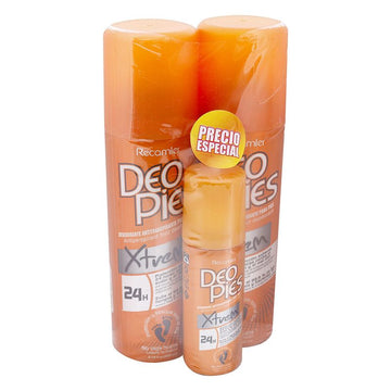 Combo Desodorante Deo Pies Xtreme Spray 2x260 ml + 50 ml Gratis - Recamier