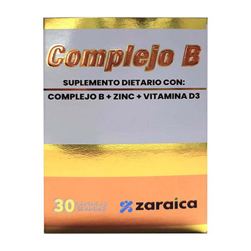 Complejo B Zinc Vitamina D3 30 cápsulas — Zaraica