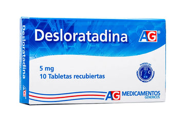 Desloratadina 5 mg caja x 10 tabletas recubiertas — Lafrancol (American Generics)
