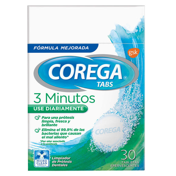 Corega Tabs 30 Tabletas x6 Unidades — Haleon