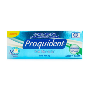Crema Adhe.protesis Proquident X25 Menta