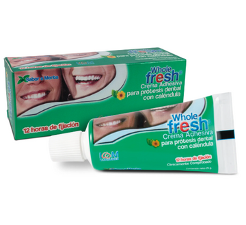 Crema Adhesiva Whole Fresh Menta 25 gr — Icom