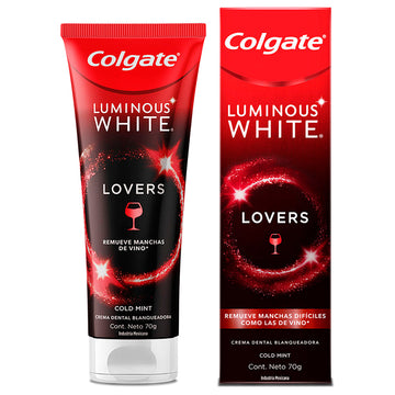Crema Colgate Luminous White Lovers Vino 70 gr — Colgate-Palmolive