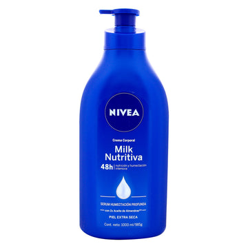 Crema Corporal Nivea Leche Piel Extra Seca 1000ml — Beiersdorf
