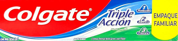Crema Dental Colgate Triple Acción 150 gr — Colgate-Palmolive
