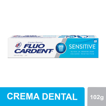 Crema Dental Fluocardent Sensitive 102 gr — Jgb