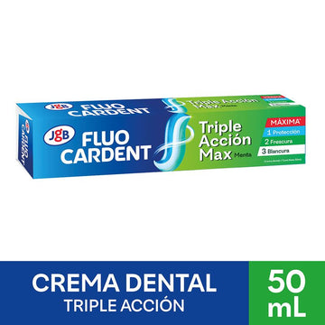 Crema Dental Fluocardent Triple Acción Max 50 ml — JGB