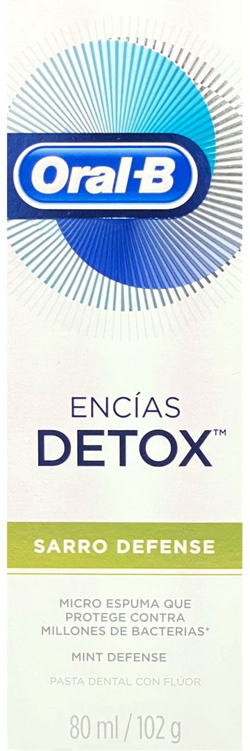 Crema Dental Oral-b Encias Detox 80 ml — Procter & Gamble