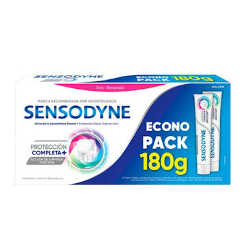 Crema Dental Sensodyne Protección Completa Econopack 180 g — Haleon