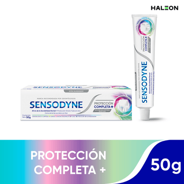 Crema Dental Sensodyne Proteccion Completa Extra Blanqueadora 50 gr — Haleon