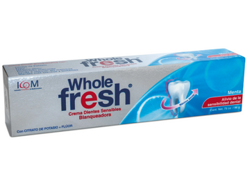 Crema Dental Whole Fresh Sensible Blanqueadora 75 ml — Icom