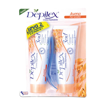Crema Depilex 3 en 1 Piel Sensible 100 gr — Belleza Express