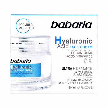 Crema facial Babaria ácido hialurónico 50 ml