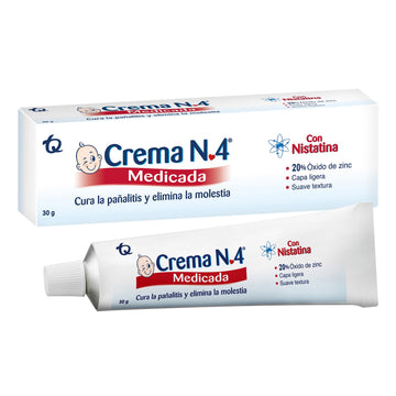 Crema N°4 Medicada 30 gr — Tecnoquímicas