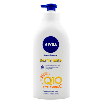 Crema Nivea Body Milk Q10 Plus Reafirmante 1000 ml — Beiersdorf