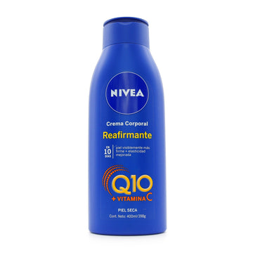 Crema Nivea Body Milk Q10 Reafirmante Piel Seca 400 ml — Beiersdorf