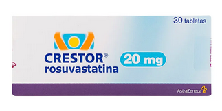Crestor 20mg 30 tabletas rosuvastatina — AstraZeneca