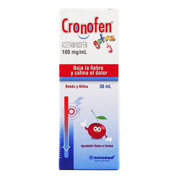 Cronofen Acetaminofen 100 mg/ml Gotas 30 ml Sephar — frasco gotero