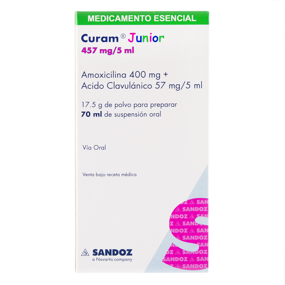 Curam Junior 457mg suspensión oral 70ml — Sandoz