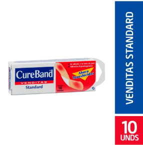 Curas Cureband venditas estándar x 10 unidades — Tecnoquímicas