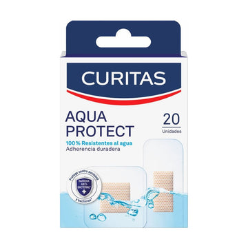 Curitas Aquaprotect tiras adhesivas resistentes al agua 20 unidades — Beiersdorf