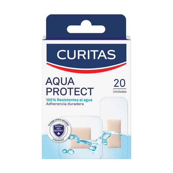 Curitas Aquaprotect tiras adhesivas resistentes al agua 20 unidades — Beiersdorf