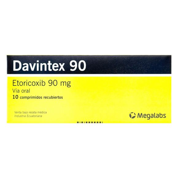Davintex Etoricoxib 90 mg 10 Comprimidos — Megalabs