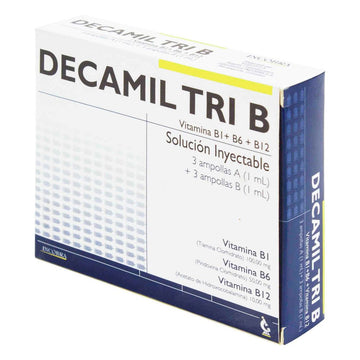 Decamil Tri B Complejo B inyectable 6 ampollas — Incobra