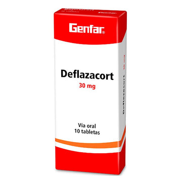 Deflazacort 30mg 10 Tabletas — Genfar