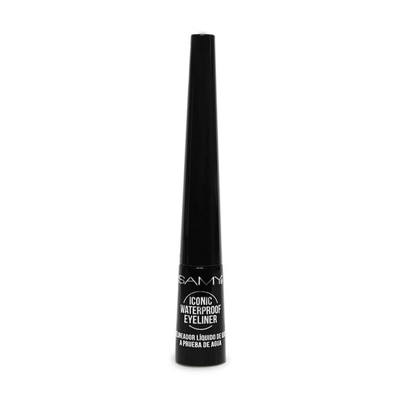 Delineador líquido de ojos Iconic a prueba de agua negro 2,5 ml — Samy