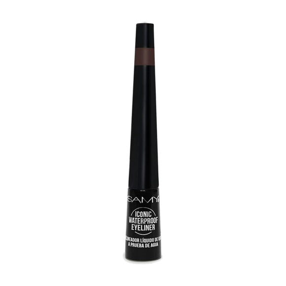 Delineador Líquido Plumón a Prueba de Agua Samy 02 Café Oscuro 2,5 ml — Cosméticos Samy