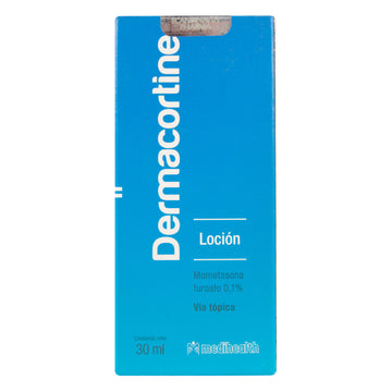 Dermacortine Loción Mometasona Furoato 0.1% frasco x 30 ml - Megalabs Colombia