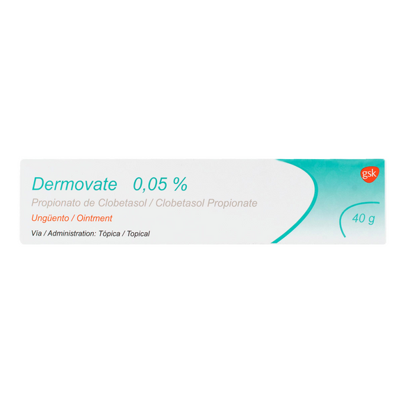 Dermovate ungüento clobetasol propionato 0.05% 40 g — GlaxoSmithKline