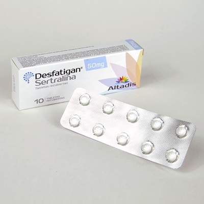 Desfatigan 50mg sertralina 30 tabletas recubiertas — Altadis Farmacéutica